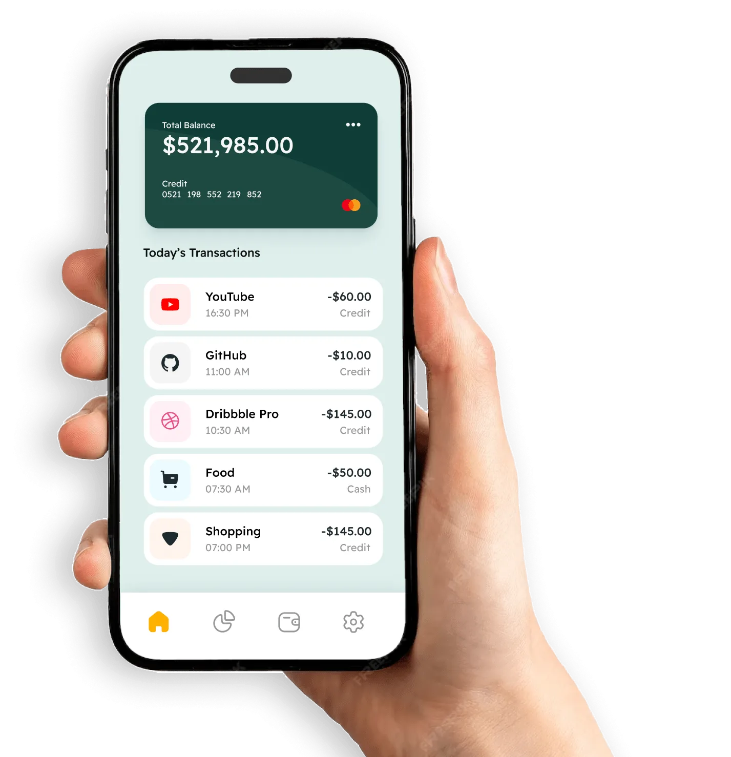 Flecible Fintech Platform Dashboard