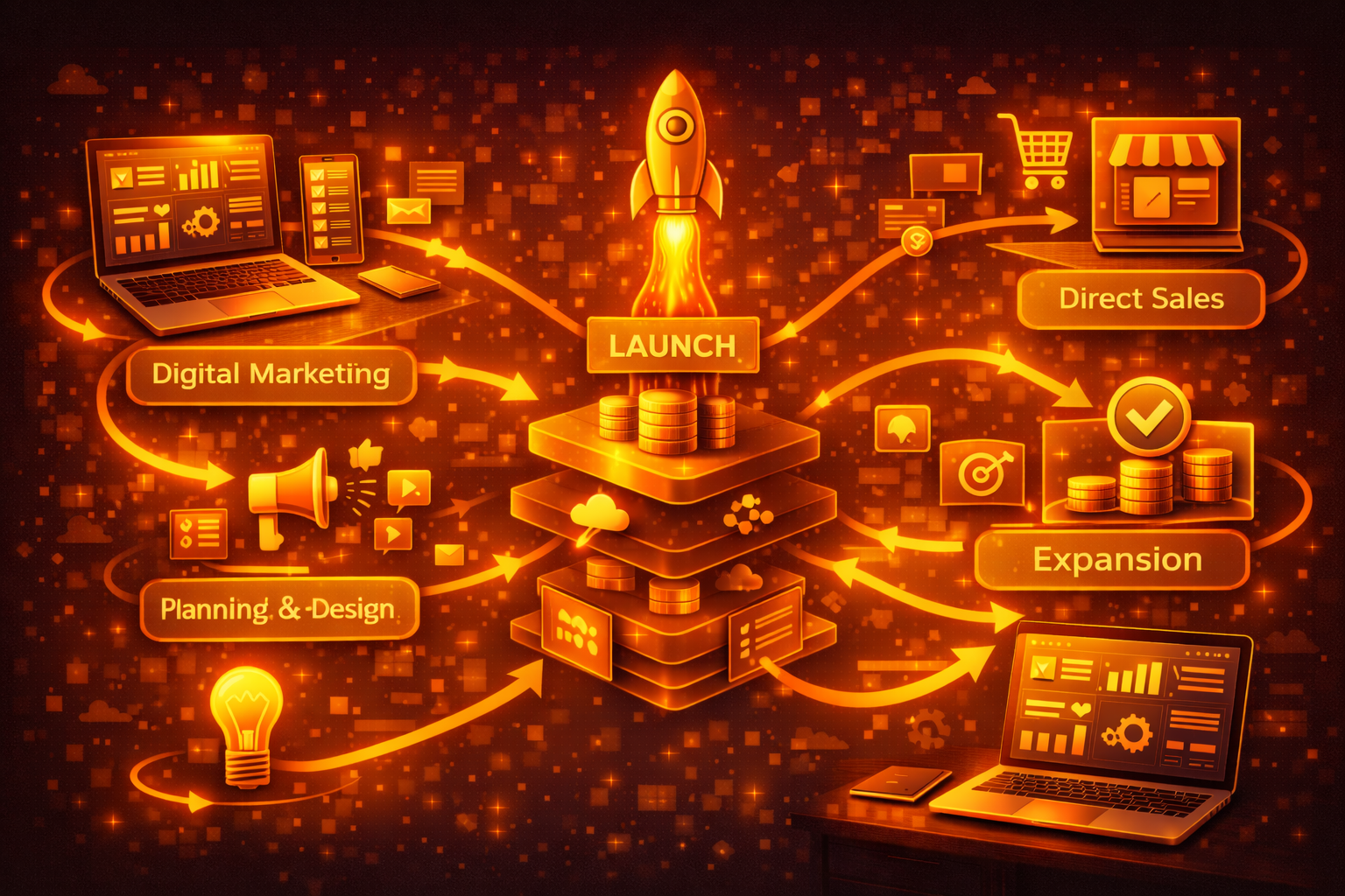 Startup Go-to-Market Strategy - Launch Plan for Tech Startup